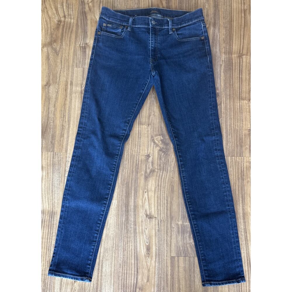 Polo by Ralph Lauren Women’s Straight Leg Jeans - Dark Blue Denim